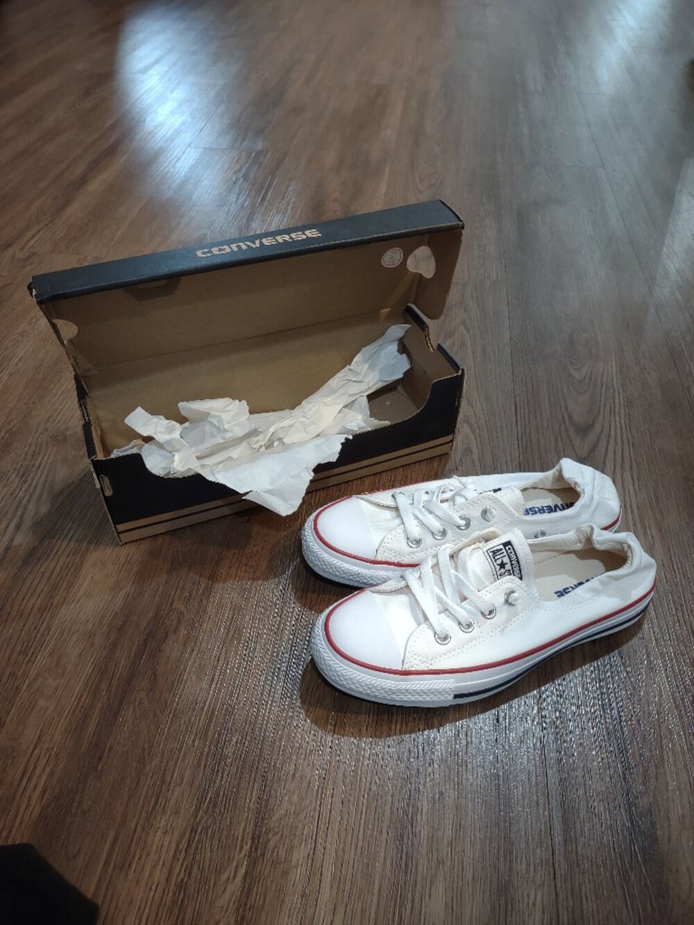 Converse Shoreline Slip-On Women's White All Star Size 8